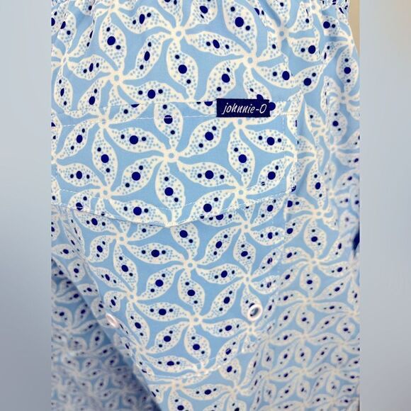 Johnnie-O Flat Front Tie Swim Shorts Like New Condition Size Medium - Picture 4 of 10